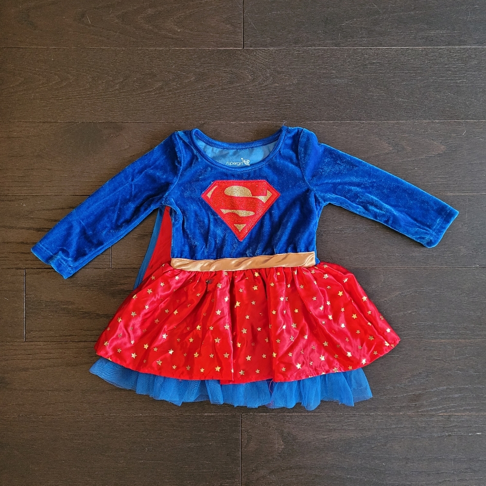 Superwoman dress/costume, 12-18m